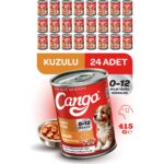 Cango Yavru Yaş Köpek Maması Kuzu Etli 415GR 24LÜ