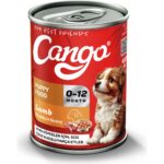 Cango Yavru Yaş Köpek Maması Kuzu Etli 415GR 24LÜ - Görsel 2