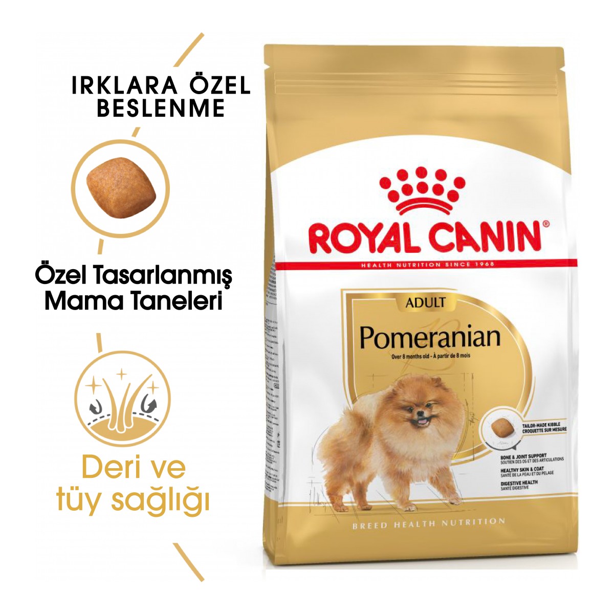110001158961554.jpg Royal Canin Pomeranian Kuru Köpek Maması 3kg - Görsel 1