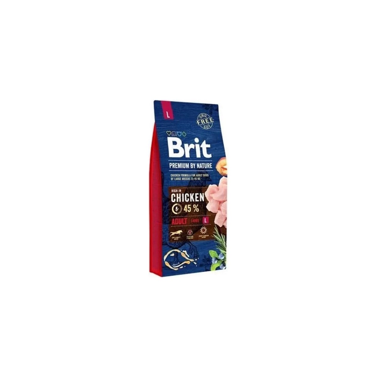 110001161324968.jpg Brit Care Premium Nature Büyük Irk Tavuklu Yetişkin Köpek Maması 15 Kg - Görsel 1