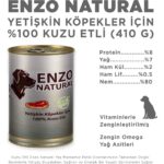 Enzo Natural Kuzu Etli Yaş Köpek Maması 410 gr x 24 - Görsel 2