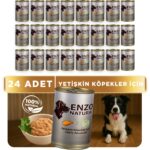 Enzo Natural Tavuk Etli Yaş Köpek Maması 410 gr x 24