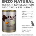 Enzo Natural Tavuk Etli Yaş Köpek Maması 410 gr x 24 - Görsel 2