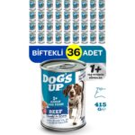 Dog's Up Dogs Up Yaş Yetişkin Köpek Maması Biftekli 415GR 36LI