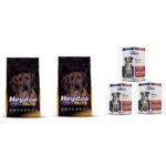 Heydoo Plus Yüksek Enerjili Yüksek Proteinli Kuzulu Köpek Maması 2 kg x 2 Adet + Dana Etli Konserve