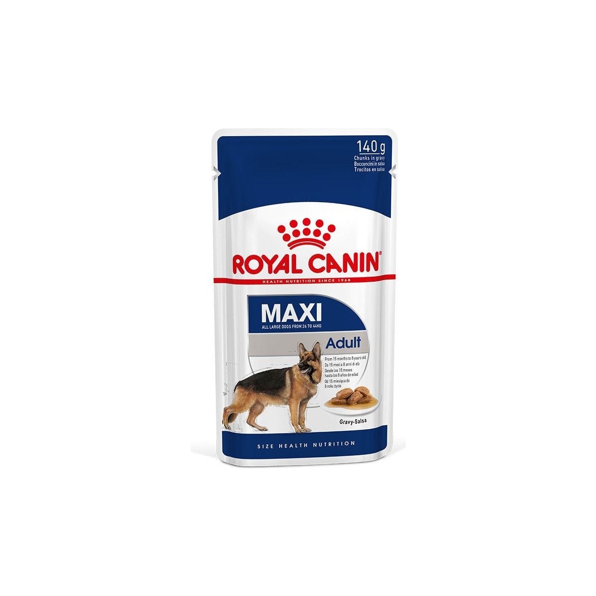 110001212265466.jpg Royal Canin Büyük Irklar için Yaş Köpek Maması 10 x 140g - Görsel 1