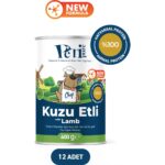 Petipure Kuzu Etli Yaş Konserve Yetişkin Köpek Maması, Jöle Içinde Parça Etli, 400 gr x 12 Adet