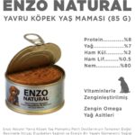 Enzo Natural Kuzu Etli Yavru Yaş Köpek Maması 85 gr X24 - Görsel 2